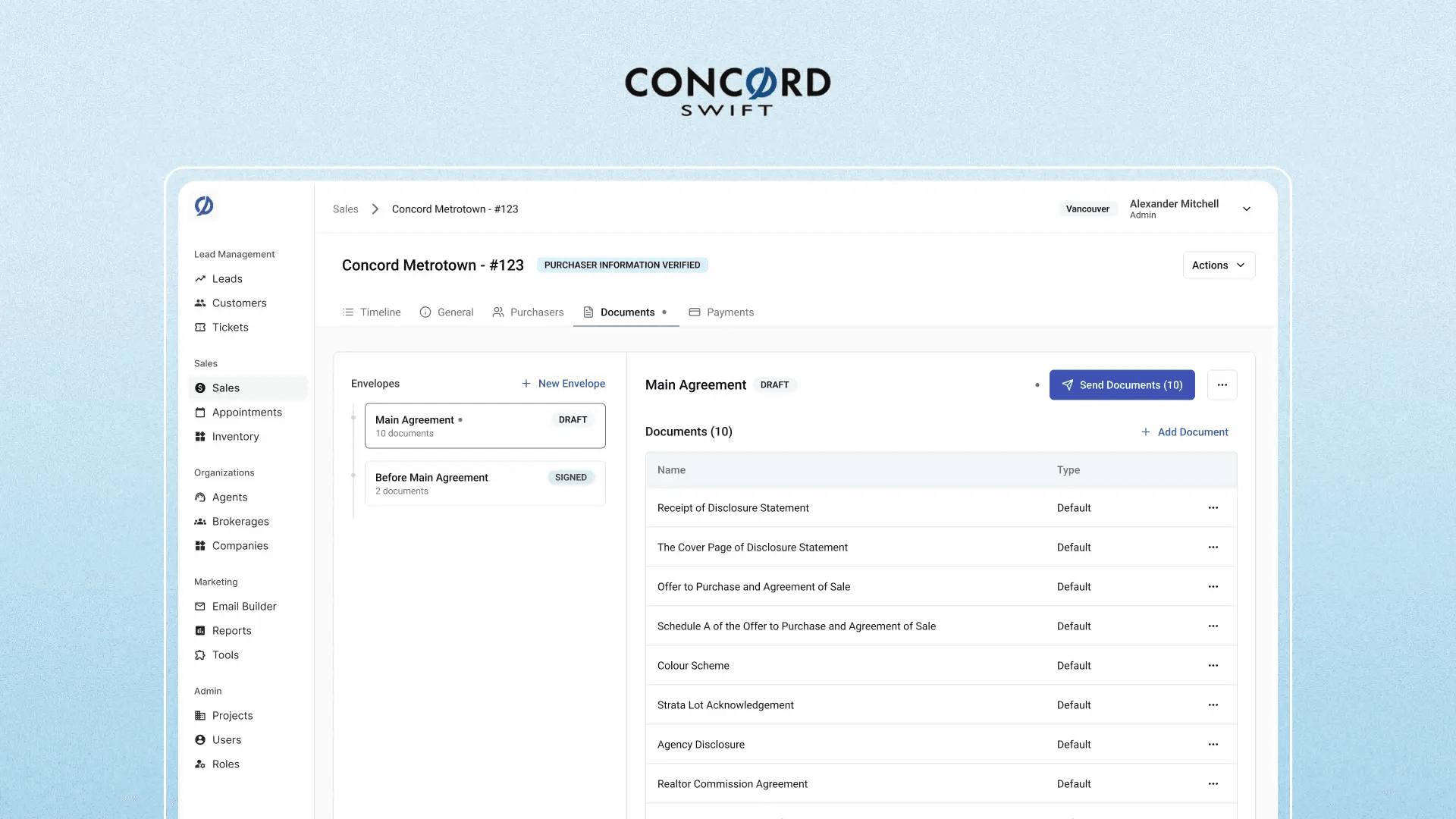 Streamlining sales workflows into a unified system
